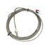Meter Star M6 Screw Industrial Thermocouple Sensor K Type High Temperature 0-800 ° C Temperature Sensor,Thermometer Line (5 M, WRNT Shielding Wire...