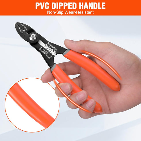 Valuemax 4-in-1 Wire Stripper Tool, Wire Stripper, Wire Cutters, Wire Crimping Tool, Multifuntional Electrician Pliers for Clamping, Stripping, Cu...