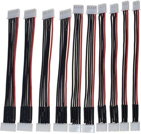 2S/3S/4S/5S/6S Battery Balance Charger Silicone Wire Extension Lead JST-XH Connector Adapter Plug Battery Wire Balance Leads Extension Cable for L...