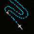 60Pcs/30Set Rosary Kits Cross and Center Medal Charms Alloy Religion Enamel Picture Jesus Virgen De Guadalupe Charm Crucifix Pendant for Diy Jewel...