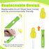 INVODA 12 Piece Sponge Nipple Bottle Brushes, Baby Bottle Brush with 4 Piece Nipple Cleaner, 4 Piece Replacement Heads and 4 Piece Straw Brushes...