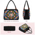 Jursccu Double-Sided Embroidery Totes Bag Travel Beach Bag Vintage Embroidery Ethnic Shoulder Bags...