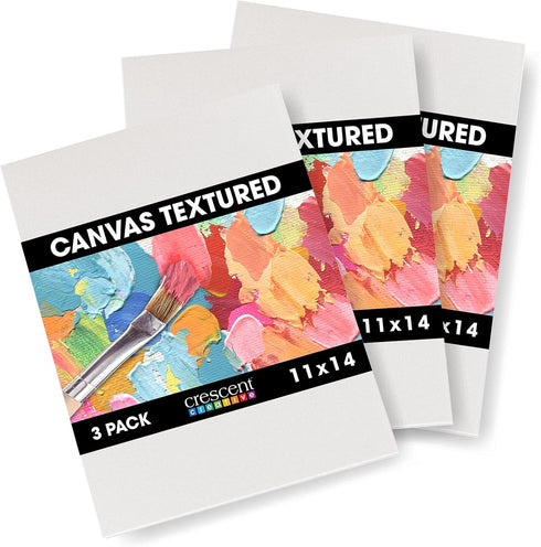 Crescent Creative Products Crescent Art & Illustration Canvas, Board, 11" x 14", White 3 Count...