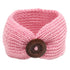 QandSweet Baby Turban Head Wrap Headbands Girl Knitting Button Hairbands...