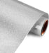 HTV Heat Transfer Vinyl for T-Shirts by KISSWILL - 10 Inches by 6 Feet Glitter Iron on Vinyl Rolls (Silver)...