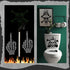 12 Pcs Skull Stencil Flame Stencil Fire Skull Stencils for Airbrushing Reusable Airbrush Flame Template Flame Painting Decor Laser Cut Reusable Te...