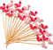 PuTwo Cocktail Picks Handmade Bamboo Toothpicks 100ct 4.7" in Flamingo Decor...