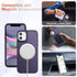 for iPhone 11 Case, Matte Magnetic Phone Case with 1 Screen Protector, Compatible with Magsafe, Translucent Frosted Slim Shockproof Protective Cov...