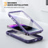 Diaclara Designed for iPhone 14 Pro Case 6.1’’, Full Body Rugged Protective Case+2 Pack Camera Lens Protector w/Built-in Touch Sensitive Anti-Scra...