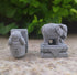 Fish Tank Decorations Asian Aquarium Foo Dogs Statue A Pair FengShui Elephant Ornaments for 10 Gallon or Smaller Fish Tanks & Pet Betta Fish Rest ...