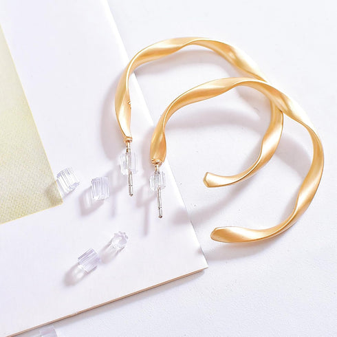 Silicone Earring Backs, 200PCS Soft Clear Earring Backing Replacement Stoppers for Stud Post Fishhook Earrings, Hypoallergenic...