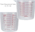 3 Pack Plastic Measuring Cups Mixing Pitcher for Cooking Baking DIY Craft Art Painting, Size of 1000ML/500ML/250ML...