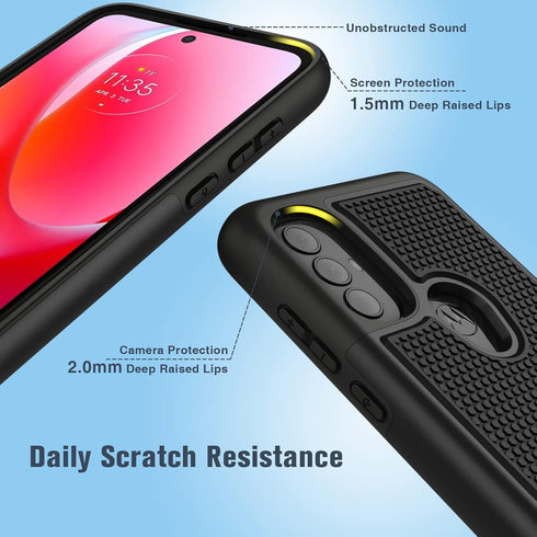 BNIUT for Motorola Moto G Power 2022 Case: Moto G Play 2023 case & Moto G Pure 2021 case - Dual Layer Protective Heavy Duty Phone Cover Shockproof...