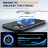 Strong Magnetic for iPhone 12 Pro Max Case, Military Grade Drop Protection, Compatible with MagSafe, Shockproof Translucent Matte Hard Back Soft S...