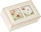 Cottage Garden Friend Takes a Long Time to Grow Matte Ivory Jewelry Music Box Plays What Friends are for...