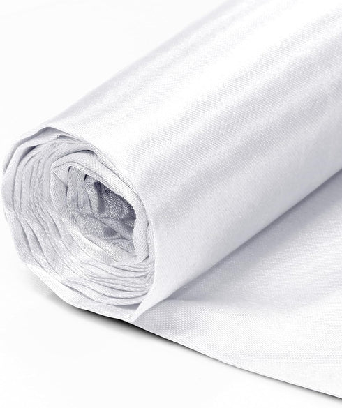 White Satin Fabric, 60" Wide, 2 Yards, Soft Charmeuse Satin Fabric for DIY Crafts Decorations Costume...