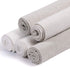 Linen Needlework Fabric, Kissbuty 5 PCS Linen Fabric Cloth for Garment Craft Flower Pot Decoration Embroidery Cross Stitch Cloth, 19.6 by 19.6 Inc...