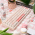 PBT Keycaps, 139 Keys Keycaps 75 Percent, Cute MOA Keycaps Cute Dye-Sublimation, Custom Keycaps Set for 61/64/68/84/87/100/104/108 Cherry MX Mecha...