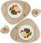 Faux Leather Placemats Set of 2 and Coasters, Heat Resistant Placemats for Dining Table, Waterproof Wipeable Washable Dinner Table Mats, Easy to C...