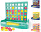 4 in a Row Game - 6 Spare Discs Included, Board Games Toys for Boys, Classic Four in a Row and Family Fun Games for Ages 3 4 5 6 7 8 12 Year Old K...