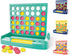 4 in a Row Game - 6 Spare Discs Included, Board Games Toys for Boys, Classic Four in a Row and Family Fun Games for Ages 3 4 5 6 7 8 12 Year Old K...