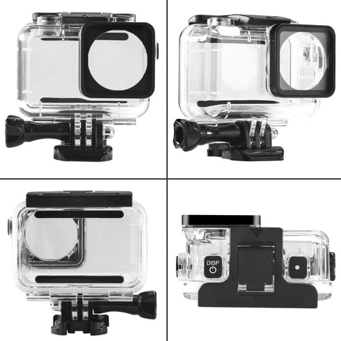 Waterproof Case for DJI OSMO Action Camera Accessories, Housing Case Protective Shell with Anti Fog Inserts Suitable for Underwater Diving Photogr...