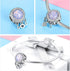 Hutou Birthstone Charm Fit for Charms Bracelet and Necklace Gifts for Women Sparkling Birthstones Zircon Paved...