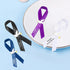 50Pcs Dove Funeral Ribbon Blue Memorial Ribbon, Funeral Ribbon Pins Classic Memorial Service Respect Meditation Ribbon Bow for Mourning Remembranc...
