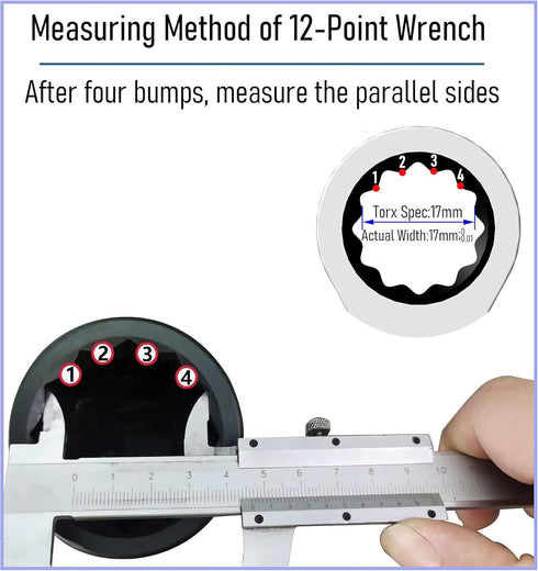 Double Box End Ratcheting Wrench 14mm x 17mm Metric 72 Teeth 12 Point Ratchet Gear Spanner Tools, Heat-Treated CR-V...