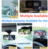 Rotating Cell Phone Holder Safe Driving 360° Rotating Multi-Functional Multi-Scene Dashboard Rearview Mirror Sun Visor Compatible with 4-7 inch Sm...