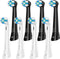 8Pack Toothbrush Replacement Heads Compatible with Oral b iO Series Electric ToothBrush,Replacement brush Heads for iO3/4/5/6/7/8/9/10,WhiteBlack...