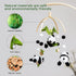 Baby Crib Mobile - Panda Mobile for Crib, Nursery Mobile Decor, Baby Bassinet Mobile Toy - Shower Set for Infant Bedroom Hanging Decoration, Gende...