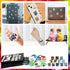 110 Pcs Video Game Party Favors, Gamer party Favors - 12 sets of Gaming Birthday Goodie Bags Included Gift Bags, Game Keychain, Slap Bracelet, Sti...