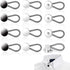OSOPOLA 12 Pcs Collar Extenders - 3 Styles Neck Extender Elastic Button for Expanding Length for Men Women Dress Shirts (Black, White, Silver) HE1...