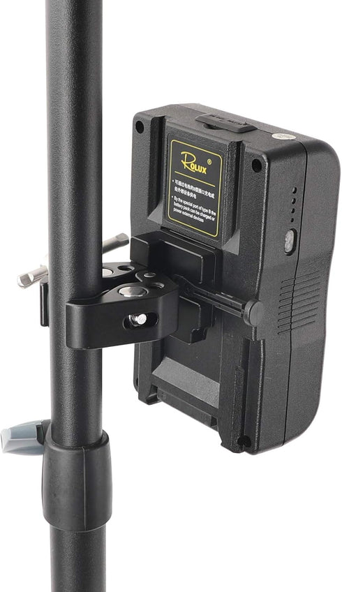 CAMVATE Super Crab Clamp + Universal V-Lock Mount Quick Release Adapter for DSLR Camera Battery - 2596...