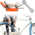 20 in 1 Bike Multitool Kit CRV Steel Multi-Function Cycling Mechanic Repair Tool Kit with 6-15mm Hexagon Bone Wrench Heavy Duty Metal Spanner...
