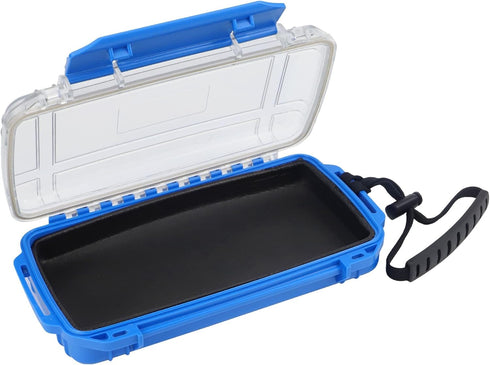 Dry Box Waterproof Box for Kayaking Boat Waterproof Phone Box Small Waterproof Container Watertight Storage Box Diving Dry Case (Blue)...