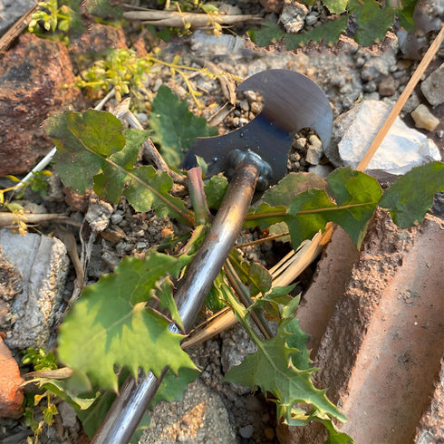 New Weeding Artifact Uprooting Weeding Tool, 16 Inch Premium Steel Weed Puller 4 Teeth Dual Purpose Hand Weeder Tool, Weeding Pulling Tool for Gar...