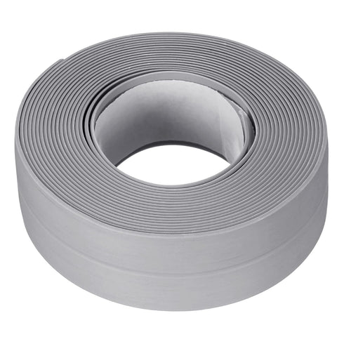 uxcell Waterproof Seal Caulk Strip Tape Self Adhesive 0.87"W x 10.5'L PVC Sealing Tape for Kitchen Bathroom Grey...