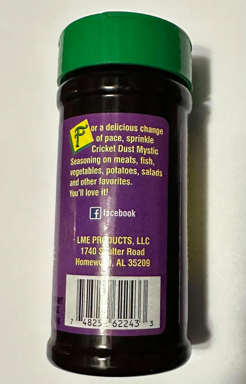 W. Don Cook's Cricket Dust Mystic Seasoning, Gluten Free All purpose Seasoning. Love Made Edible!...