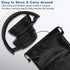 19.5Ft / 6M Extra Long Cord Headphones for TV PC with Volume Control, Spring Coiled Cable, 3.5mm AUX, Wired Over Ear Earphones for Seniors Hard of...