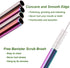 VEHHE Reusable Straws 8 Set Multi Color Stainless Steel Straws - Cleaning Brush for 20 Oz (Rainbow 8.5 inch + 10.5 inch)...