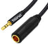 Tisino 1/4 to 3.5mm Adapter, 1/4" Female to 1/8" Male Stereo Audio Adapter for Headphone, Amplifiers, Guitar, Amp etc. - 5ft/1.5m...
