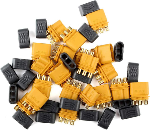 SoloGood 10 Pairs Amass MR30 Male Female Connector Plug for RC Multicopter Airplane...