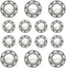 14 Pieces Silver Metal Blazer Button Set, 18mm 23mm Shank Buttons for Sewing Blazers Suits Coats...