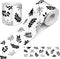 65.6 Feet Farmhouse Black and White Leaves Bulletin Board Borders Waterproof Board Trim Modern Farmhouse Leaves Board for School Classroom Blackbo...