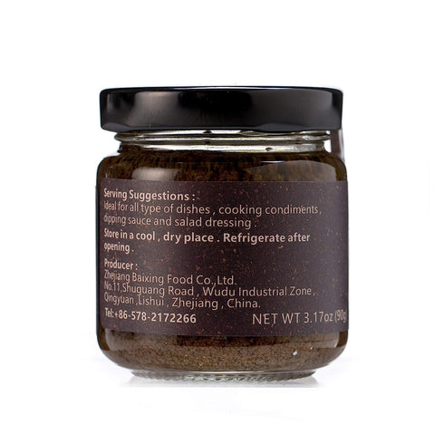 VIGOROUS MOUNTAINS Black Truffle Paste - 3.17 oz Vegan Pesto Pasta Sauce Seasoning in Extra Virgin Olive Oil...
