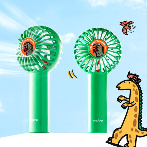 MiDeer Mini Portable Fan, 3 Speed Powerful Handheld Fan, Rechargeable Personal Fan, Cute Design Small Desk Fan for Travel Outdoor Makeup Stylish G...