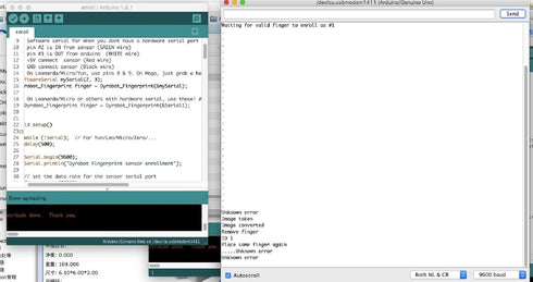 Optical Fingerprint Reader Sensor Module Door Lock Access Control Red Light for Arduino Mega2560 UNO R3...