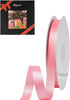 LIUYAXI Pink Double Face Satin Ribbon 1/2" X 50 Yards, Ribbons Perfect for Crafts, Gift Wrapping, Bow Making and More...